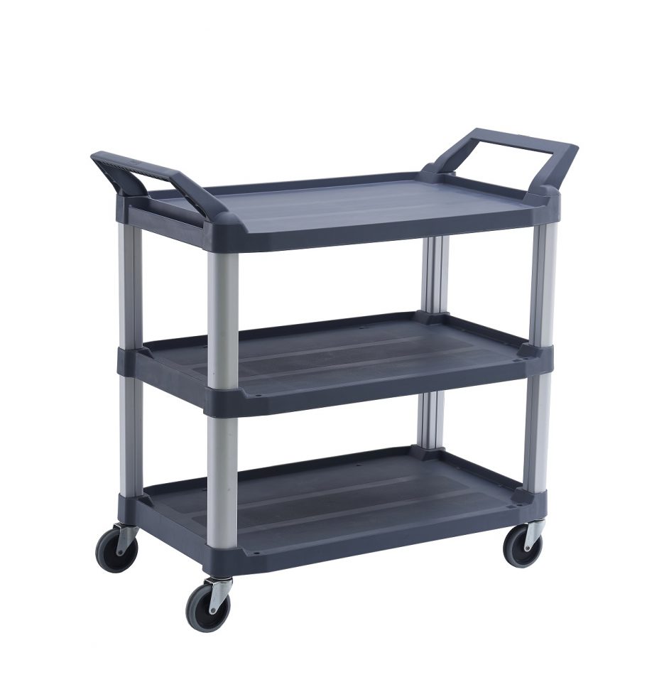 TRUST® Commercial 3 Tier Large Utility Service Cart Ken Hands Hospitality Importer & Wholesaler